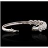 Image 6 : 14KT White Gold 4.89ctw Diamond Bracelet