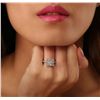Image 1 : 14KT white gold 1.66ctw Diamond Ring