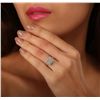 Image 2 : 14KT white gold 1.66ctw Diamond Ring