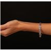 Image 4 : 14KT White Gold 4.45ctw Ruby and Diamond Bracelet