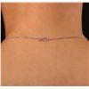 Image 3 : 14KT White Gold 3.96ctw Tanzanite and Diamond Pendant With Chain