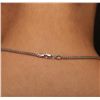 Image 3 : 14KT White Gold 9.50ct Tanzanite and Diamond Pendant with Chain