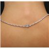 Image 3 : 18KT White Gold 2.55ctw Ruby and Diamond Necklace