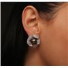 Image 2 : 18KT White Gold 2.00ctw Diamond Earrings