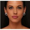 Image 4 : 18KT White Gold 2.00ctw Diamond Earrings