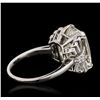 Image 9 : Platinum 10.12ctw Diamond Ring