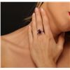 Image 2 : 14KT White Gold 7.04ct Ruby and Diamond Ring