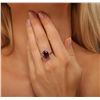 Image 3 : 14KT White Gold 7.04ct Ruby and Diamond Ring