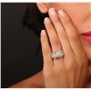 Image 1 : 18KT White Gold 4.35ctw Diamond Ring