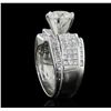 Image 6 : 18KT White Gold 4.35ctw Diamond Ring