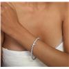 Image 3 : 14KT White Gold 4.87ctw Diamond Tennis Bracelet