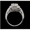 Image 7 : 14KT White Gold 2.01ctw Diamond Ring