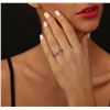 Image 1 : 18KT White Gold 1.73ctw Diamond Ring