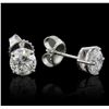 Image 5 : 14KT White Gold 2.07ctw Diamond Earrings