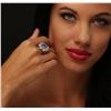 Image 3 : 14KT White Gold 4.79ct Tanzanite and Diamond Ring