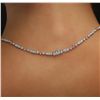Image 3 : 18KT Two-Tone Gold 4.79ctw Diamond Necklace