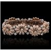 Image 6 : 18KT Two-Tone Gold 19.25ctw Diamond Bracelet