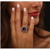 Image 1 : 14KT Rose Gold 6.54ct Tanzanite and Diamond Ring