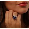 Image 2 : 14KT Rose Gold 6.54ct Tanzanite and Diamond Ring