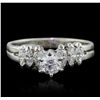 Image 4 : 14KT White Gold 0.82ctw Diamond Ring