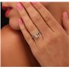 Image 2 : 14KT Two-Tone Gold 1.14ctw Diamond Engagement Ring