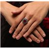 Image 1 : 14KT White Gold 5.55ct Ruby and Diamond Ring