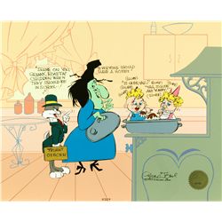 Bugs and Witch Hazel Truant Officer by Chuck Jones