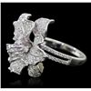 Image 5 : 14KT White Gold 1.68ctw Diamond Ring