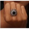 Image 2 : 14KT White Gold 5.50ctw Black Diamond Ring