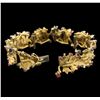 Image 5 : 18KT Yellow Gold 3.30ctw Sapphire and Ruby Bracelet