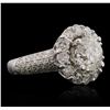 Image 5 : 14KT White Gold 4.62ctw Diamond Ring