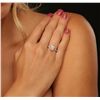 Image 2 : 18KT White Gold 1.32ctw Diamond Ring