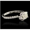 Image 5 : 18KT White Gold 1.32ctw Diamond Ring