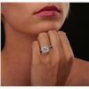 Image 1 : 14KT White Gold 5.02ct EGL Certified Brilliant Cut Diamond Ring