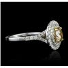 Image 5 : 14KT White Gold 1.61ctw Diamond Ring