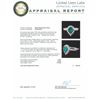 Image 6 : 14KT White Gold 1.30ct Emerald and Diamond Ring