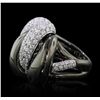 Image 5 : 18KT Black Gold 3.92ctw Diamond Ring