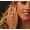 Image 3 : 14KT White Gold 1.84ctw Diamond Wedding Ring