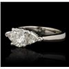 Image 5 : 14KT White Gold 1.84ctw Diamond Wedding Ring