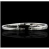 Image 6 : 14KT White Gold 1.23ctw Diamond Bangle