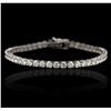 Image 4 : 18KT White Gold 8.21ctw Diamond Tennis Bracelet