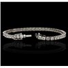 Image 6 : 18KT White Gold 8.21ctw Diamond Tennis Bracelet