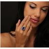 Image 1 : 14KT White Gold GIA Certified 8.26ct Tanzanite and Diamond Ring