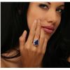 Image 3 : 14KT White Gold GIA Certified 8.26ct Tanzanite and Diamond Ring