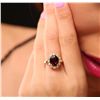 Image 2 : 14KT Yellow Gold 2.30ct Rubellite and Diamond Ring