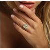 Image 1 : Platinum EGL Certified 5.79ctw Diamond Ring