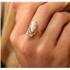 Image 3 : 14KT Yellow Gold 1.91ct Opal & Diamond Ring
