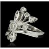 Image 5 : 14KT White Gold 0.50ctw Diamond Ring