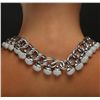 Image 3 : 18KT White Gold 33.07ctw Diamond Necklace