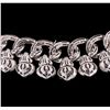Image 6 : 18KT White Gold 33.07ctw Diamond Necklace